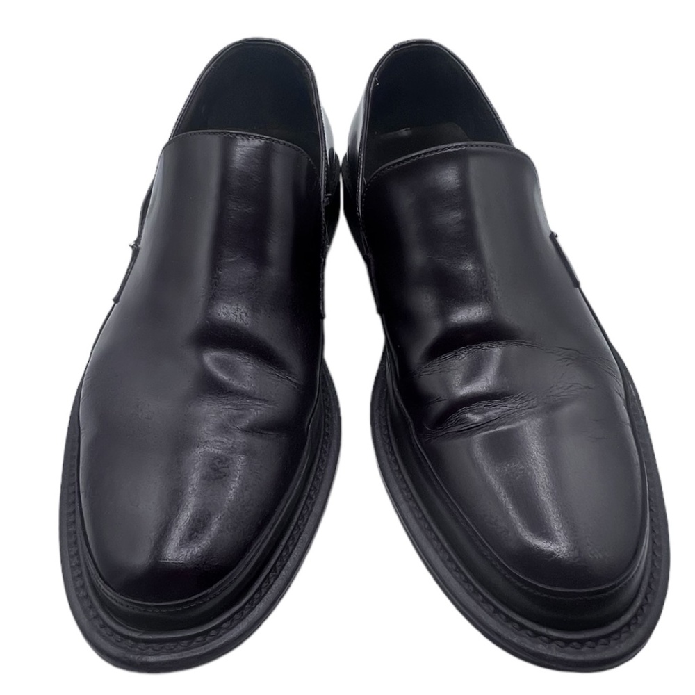 Via Spiga Men's Leather Dress Brown Loafers Shoes Sz 8 Pre-owned Made in Italy